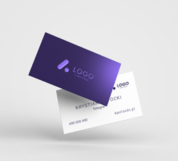 Wizytówki papierowe i foliowane Kraków