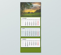 Kalendarze Trójdzielne