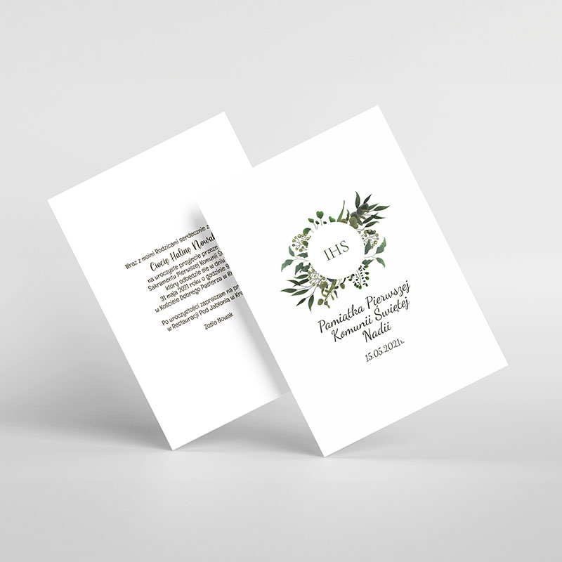 Zaproszenia Komunijne